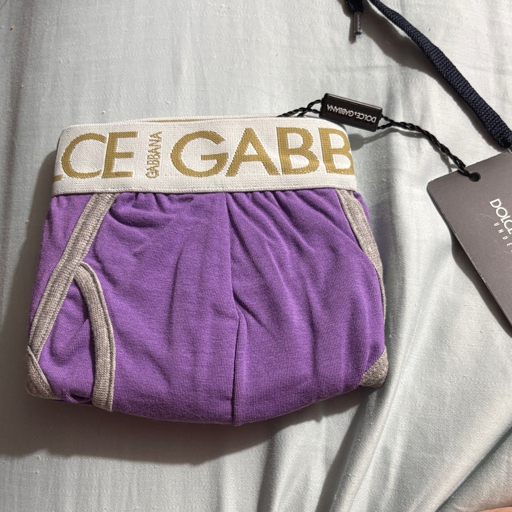 Dolce & Gabbana Purple Athletic Shorts